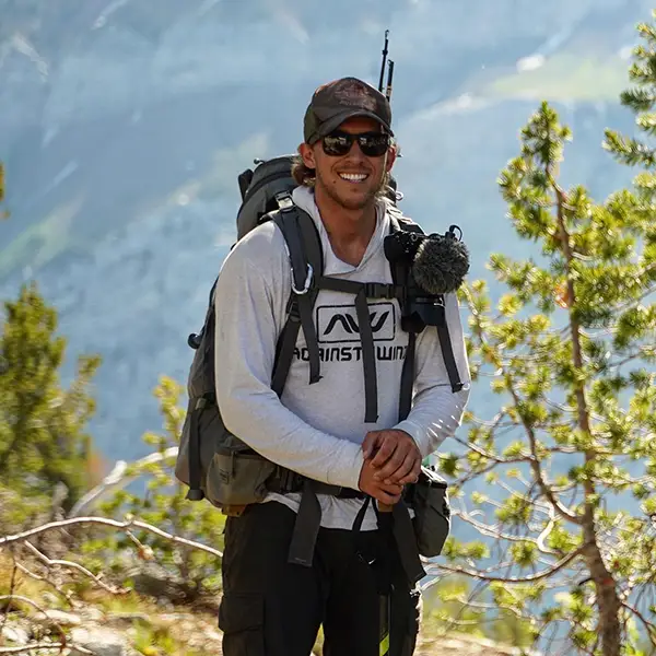 Dr. Kody Osborne from Osborne Dentistry in Lebanon, OR backpacking outside