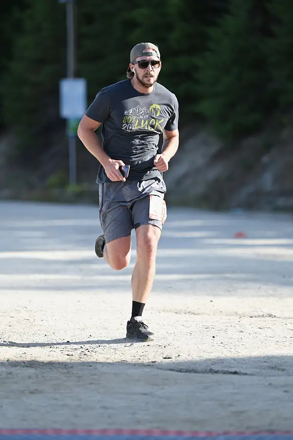 Dr. Kody Osborne from Osborne Dentistry in Lebanon, OR running outside