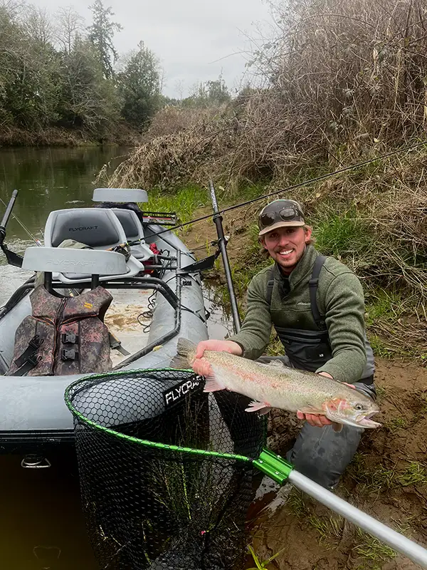 Dr. Kody Osborne from Osborne Dentistry in Lebanon, OR fishing on the water